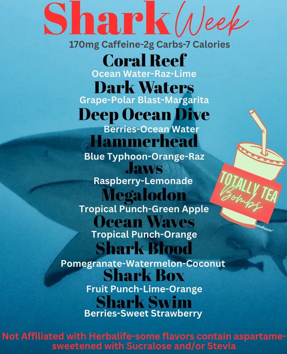 Loaded Tea 10 Pack Shark Week Themed Sugar Free 170mg Caffeine | eBay Loaded Tea 10 Pack Shark Week Themed Sugar Free 170mg Caffeine | eBay