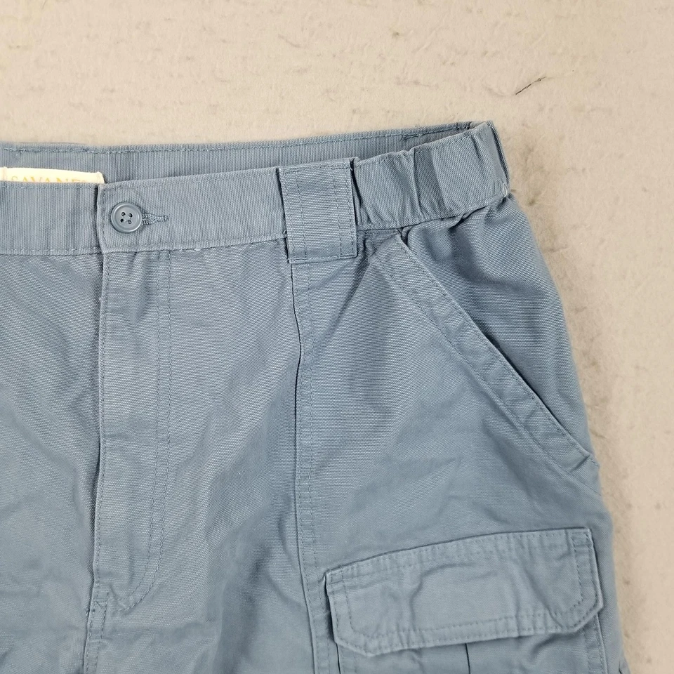 Pantalones Cortos Carga Savane Para Hombres 38 Bolsillos Planos Frontales Utilitarios Exterior Clásicos Comodidad Foto 3 de 4