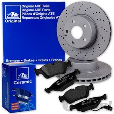 ATE BREMSSCHEIBEN 320mm Gelocht + CERAMIC BELÄGE VORNE passend für AUDI A4 B7 8E