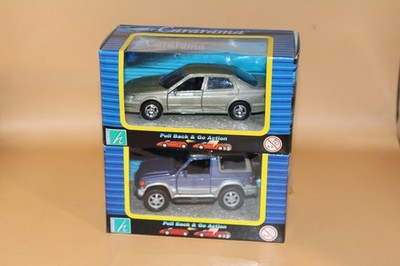 PKW 1:43 Cararama Hongwell Mitsubishi Pajero + Saab 9.5  in OVP