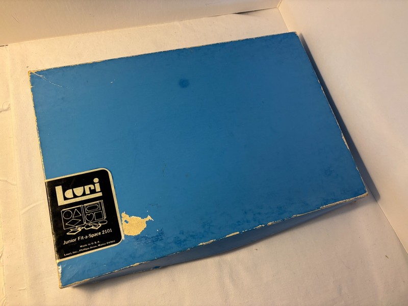 Vintage 1979 Lauri Junior Fit-a-Space Foam Crepe Puzzle 2101 Complete