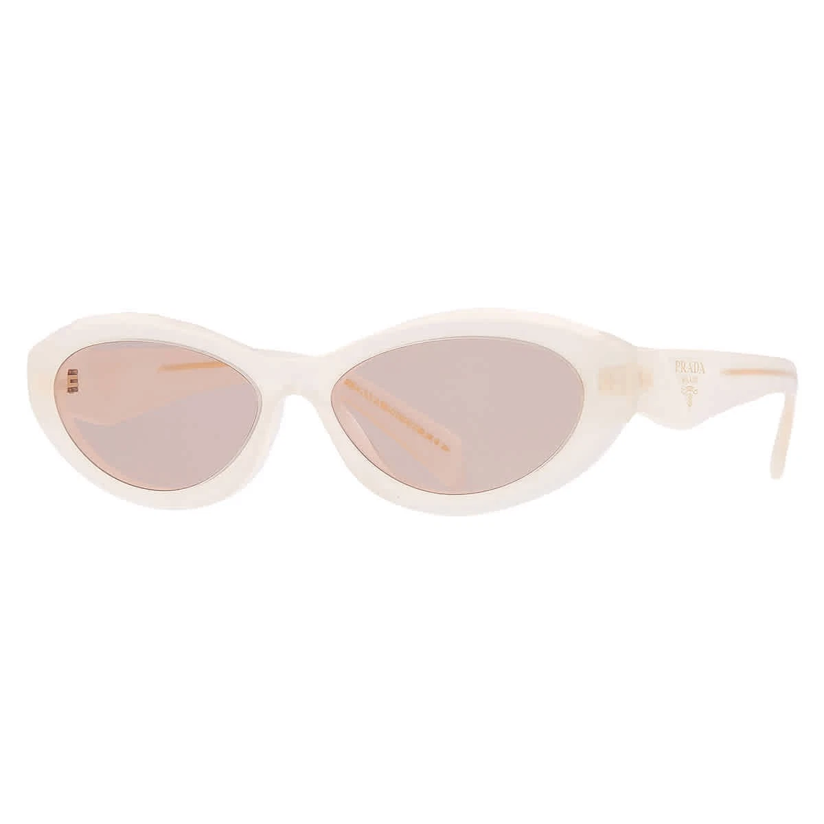 PRADA Brown Oval Sunglasses for Women for sale | eBay display picture 1