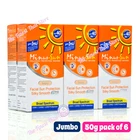 50g x 6 Minus Sun Sol Ivory Facial Protection Silky Smooth SPF40 Broad Spectrum