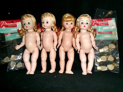 4 Blonde pigtail Wendy/Maggie Dress Me 3 BK, 1 straight leg w/ 5 pair shoes