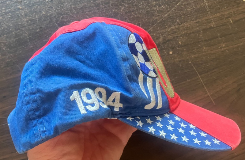1994 FIFA World Cup USA Hat, Vintage Soccer Headgear USMNT