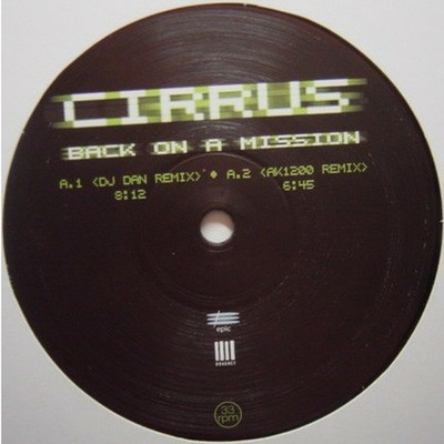 Cirrus - Back On A Mission (Vinyl 12'' - 1998 - DE - Original)
