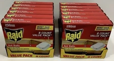 Raid Ant Baits Traps - 12 Packs, 8 per Pack = Total of 96 Traps