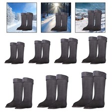 1 Pair Boot Liners, Long Warmer with Cuff Boot Lining for Rain Shoes Rain Boots