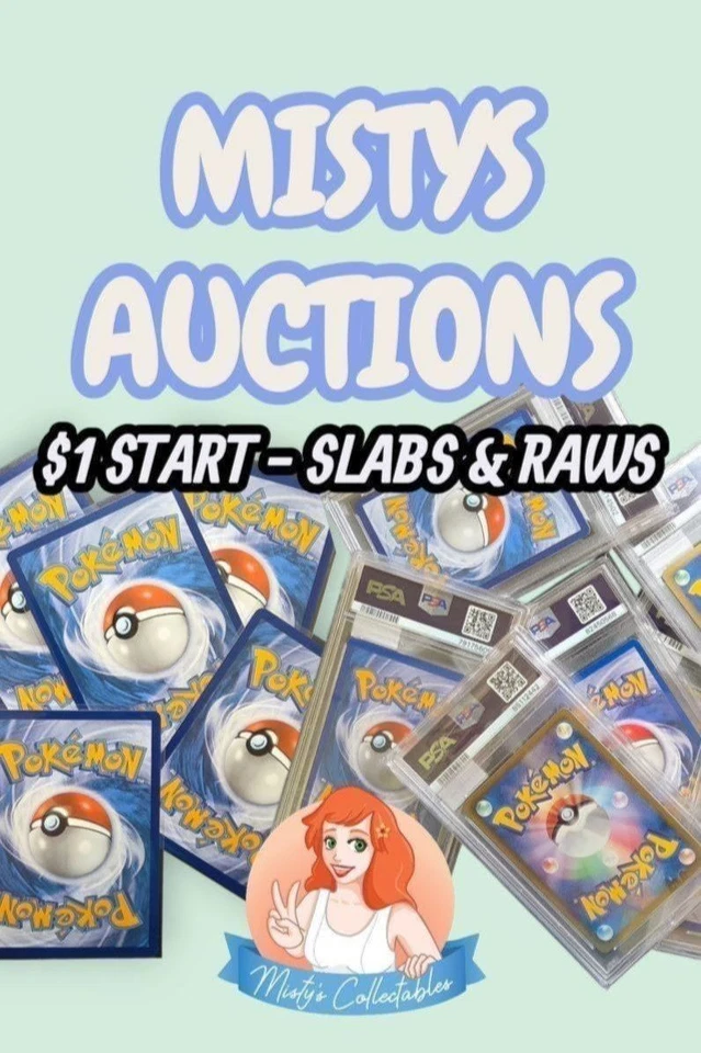 RAW CARD POKEMON AUCTIONS - $1 STARTS!