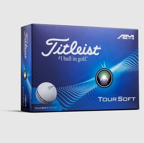 6 Dozen Special - Titleist Tour Soft AIM 360 Golf Balls - White