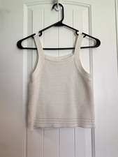 Girls Tank Top Lot Size L 10/12 Cat Jack SO Knit Ribbed Sleeveless 2 Piece