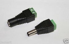  50 PCS Male and 50PCS Female DC Power Jack Adapter Connector plug