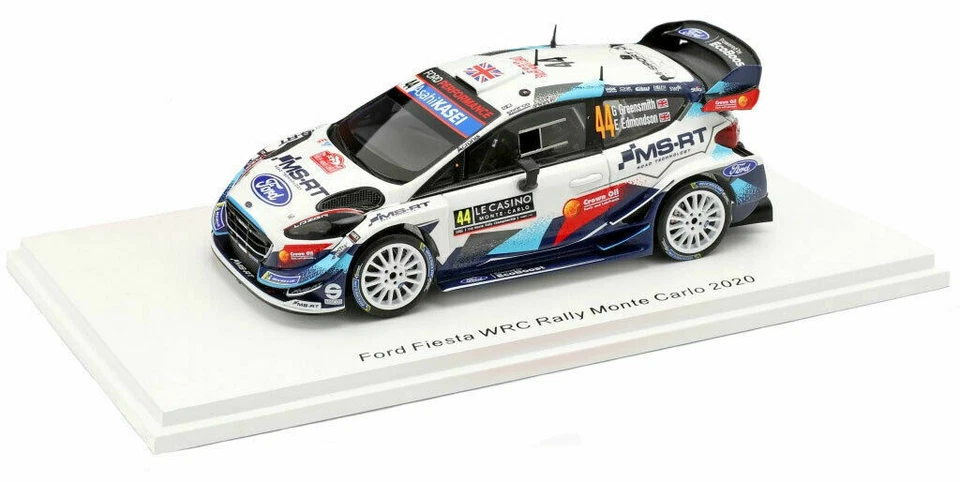 MODELLINO AUTO SCALA 1:43 SPARK FORD FIESTA WRC RALLY MONTE CARLO 2020 DIE CAST - Immagine 4 di 4