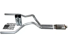 Ford F-150 Truck 87-97 2.5" Dual Truck Exhaust Kits Magnaflow XL Slash Tips