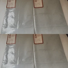 4 NEW Old Stock OOE Quality Imported Fabrics Lt. Gray 12" x 18" Hardanger 425-6