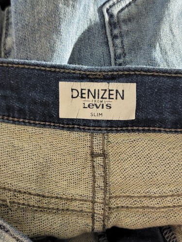 denizen from levis girls size 14 reg slim straight stretch adjustable waist blue - Picture 9 of 12