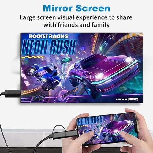 MHL to HDMI Cable 6.6FT, Weton 2 in 1 USB tipo C / Micro USB a HDMI Cable 1080P - Foto 3 di 6