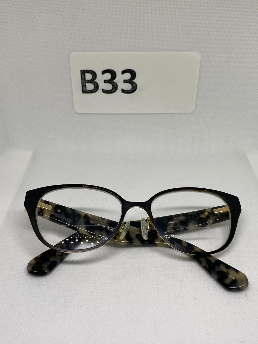 Kate Spade Womens Eyeglass Jaydee Black Tortoise 51-16-140  display picture 2