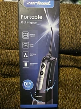 Water Flosser Cordless Teeth Cleaner, Dental Oral Irrigator with DIY Mode, Recha