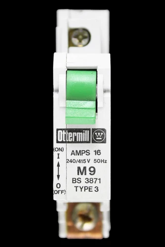 OTTERMILL 16 AMP TYPE 3 M9 MCB CIRCUIT BREAKER SYSTEM T G16