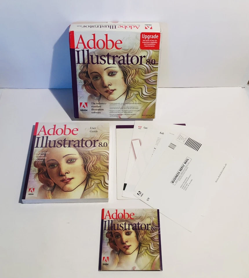 Adobe Illustrator 8.0 Software For Macintosh With New Sealed Manual - Image 2 of 4
