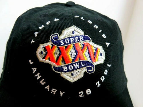 Gorra negra bordada de fútbol americano New York Giants Super Bowl XXXV NFL - Imagen 2 de 4