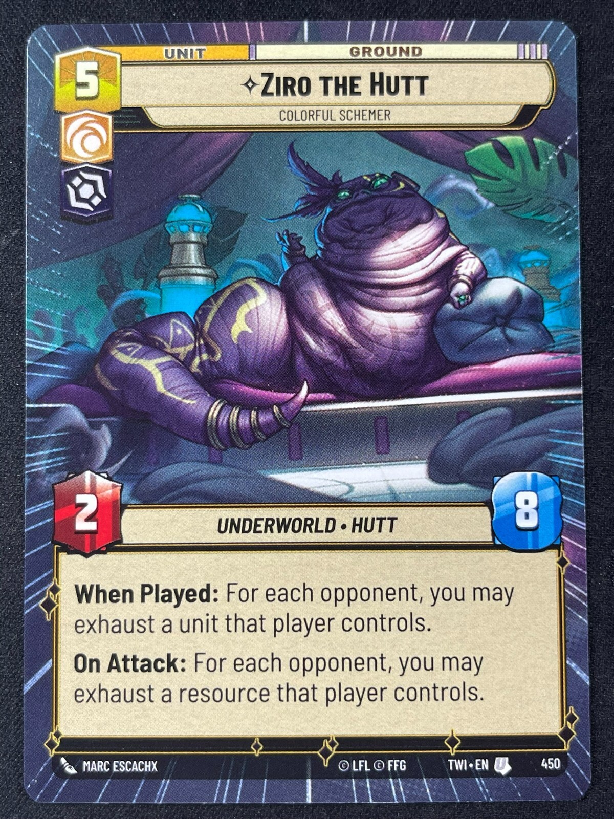 Star Wars Unlimited, Twilight of the Republic - Ziro the Hutt Hyperspace