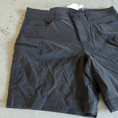 NWT Eddie Bauer Guide Shorts Gray Front Leg Pockets Women's Tall 6 Mid Rise - Picture 4 of 10