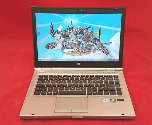 HP ELITEBOOK 8460p INTEL CORE I5 @ 2.6GHz 4GB 320GB HDD DVDRW WEBCAM WIN7  PRO