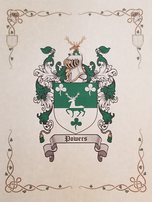 Find Your Name Here Family Coat of Arms Crest Prints English