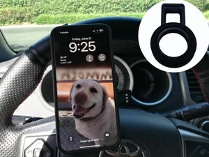 Support magnétique pour Magsafe iPhone Samsung Magnetic Steering Wheel Phone Mount