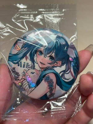 Hatsune Miku Pin   Anime Button   Glitzer Fanartikel   Vocaloid Sammlerstück