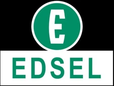 Edsel Automobiles by Ford NEW Sign: 18" Wide Diecut USA Steel