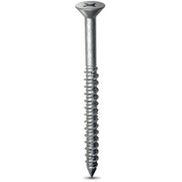 1/4 x 1-3/4" Phillips Flat Head Stainless Steel Concrete Screw Tapcon (25 pack)