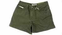 Lei Junior Size 7 Flat Front Basic Shorts Green Denim Ladies Designer Sale Chop on sale Lei Junior Size 7 Flat Front Basic Shorts Green Denim Ladies Designer Sale Chop on sale