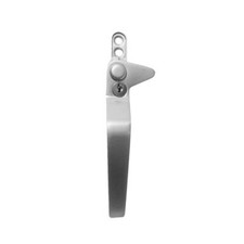 Flexi Cockspur Window Handles - White - Silver - For Top and Side Hung Windows