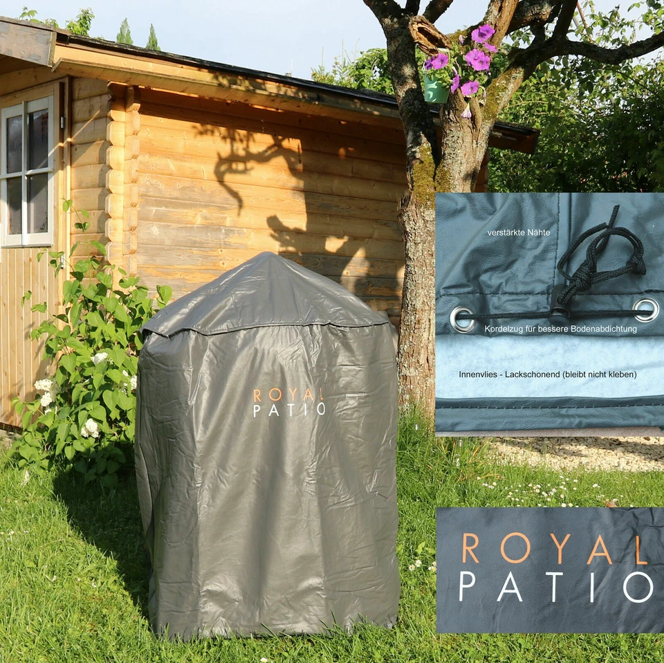 Abdeckhaube Kugelgrill Rundgrill Haube Schutzhülle Grill Abdeckung rund Typ537