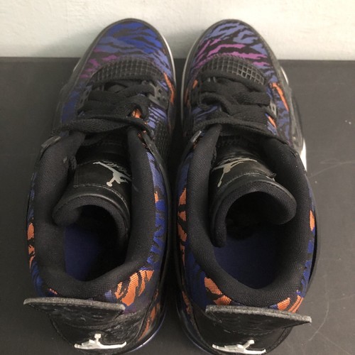 Nike Air Jordan 4 RETRO SE RUSH VIOLET BQ9043-005 Black Purple Sz 7y - Picture 6 of 10