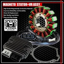 FOR 08-10 ZX-10R MAGNETO COIL STATOR+VOLTAGE REGULATOR RECTIFIER+GASKET