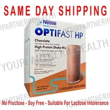 OPTIFAST® HP POWDER SHAKES | 5 BOXES | 30 SERV | CHOCOLATE FLAVOR | NEW FORMULA