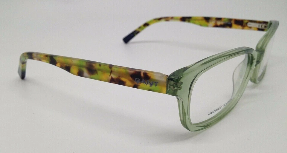 Marco de gafas de plástico transparente verde Habana 095 GANT GA 4056 52-17-135 RX Foto 3 de 4
