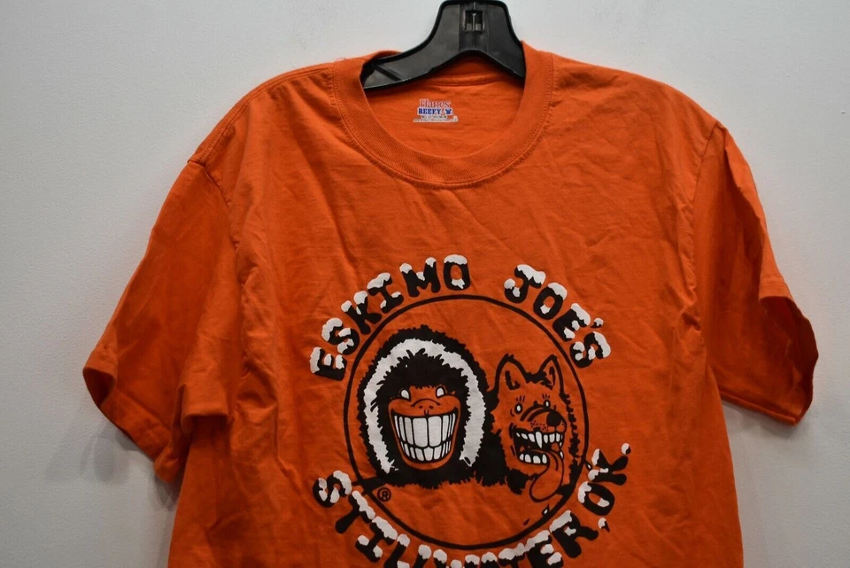 Camiseta Eskimo Joe's Para Hombres Stillwater Oklahoma Manga Corta Crew Hanes Beffy M Foto 3 de 4