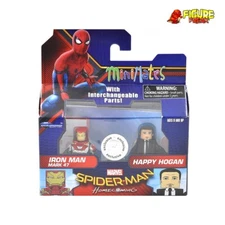 Marvel Minimates Toys R Us Spider-Man Homecoming Mark 47 Iron Man & Happy Hogan