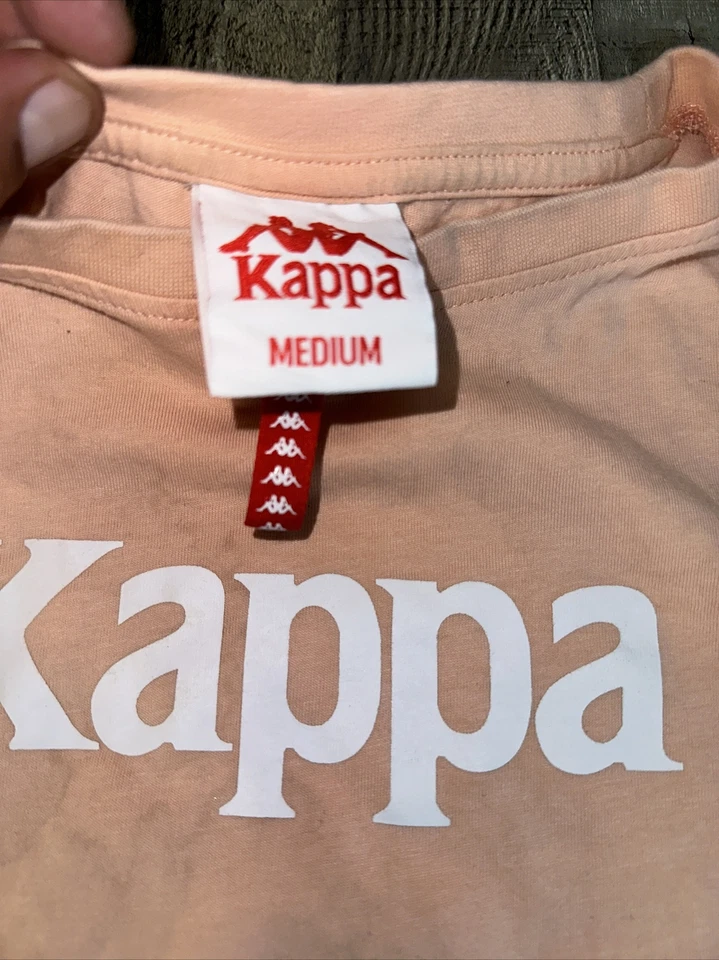 Camisa Kappa Sportswear Talla Mediana Gris Blanco Foto 3 de 4