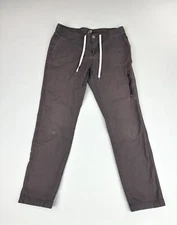 Vuori Ripstop Pants Women’s Stretch Hiking Drawstring Gray Size L