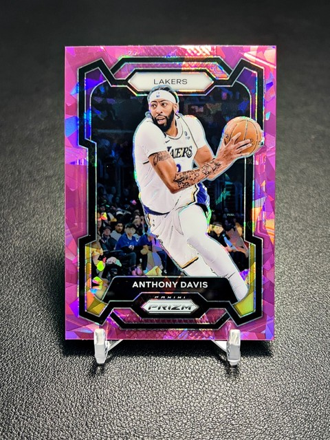 2023-24 Prizm Basketball Pink Ice Anthony Davis Los Angeles Lakers #94
