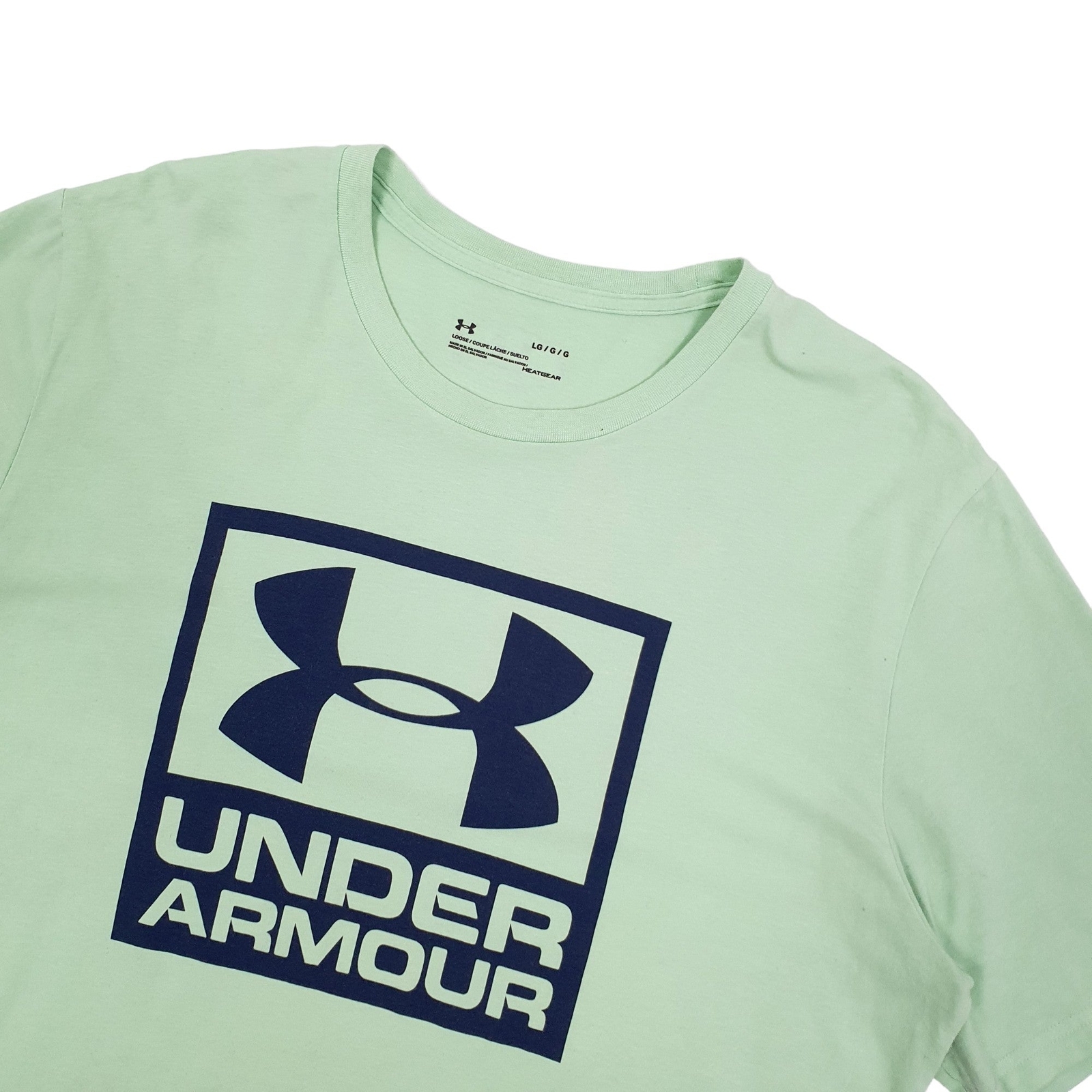 UNDER ARMOUR Green T Shirt Tee Short Sleeve Mens L image 2