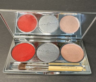 Chantecaille Trio Compact Apres-Ski St. Moritz Gloss Eyeshadow Allover NEW