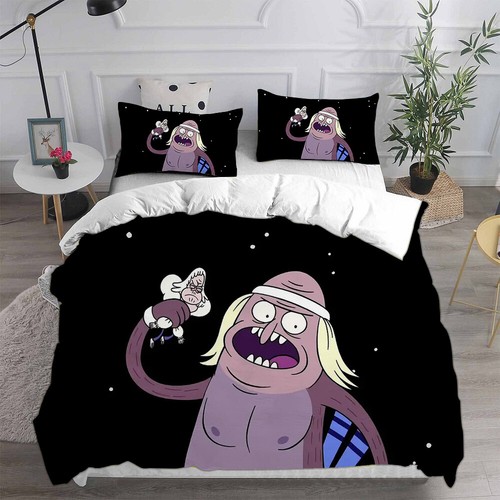 Cosplay Regular Show Mordecai Rigby 3D Bettbezug Bettwäsche Set Kissenbezug - Bild 33 von 33