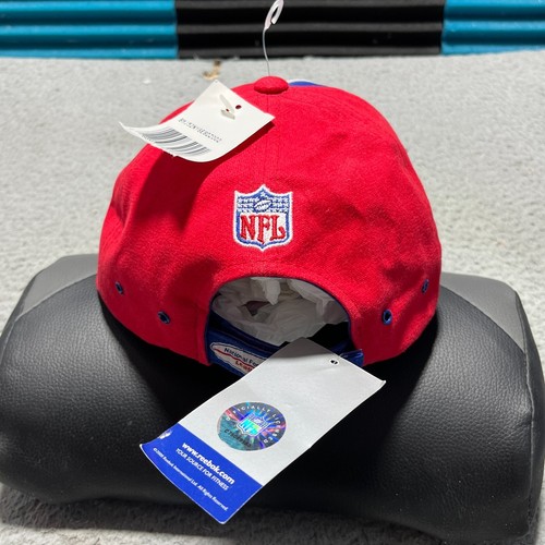 New York Giants Snapback Hat Reebok NFL Pro Line Blue Red New with Tags Vintage - Picture 7 of 11